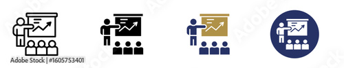Boardroom  Icon Set Multiple Style Collection