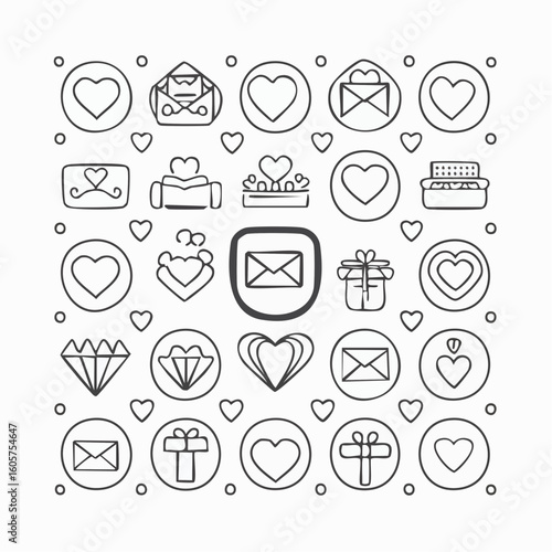 set of icons