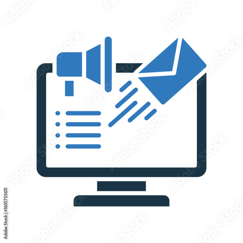 Email Marketing mixed color icon