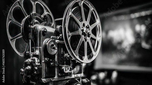 Vintage movie projector