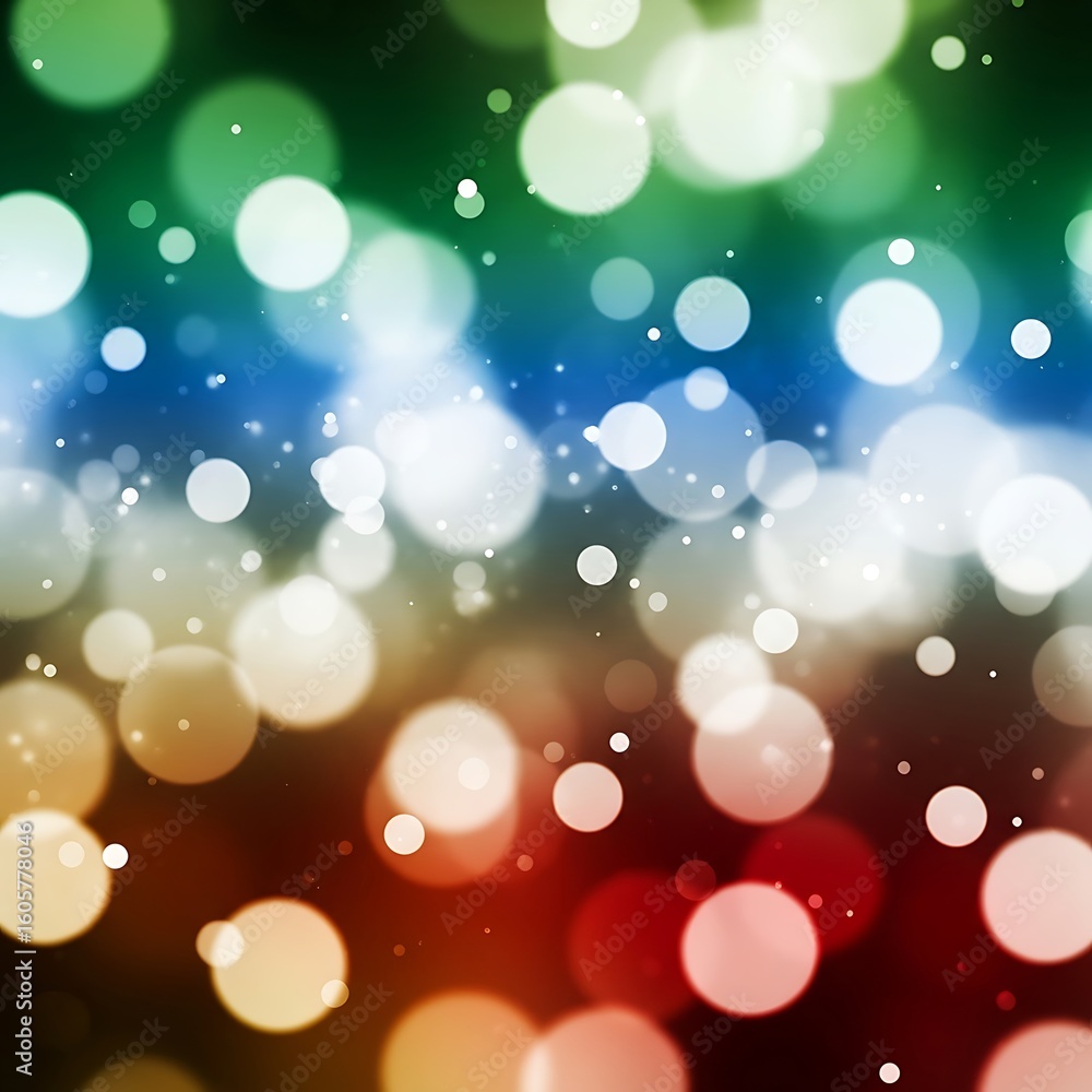 Obraz premium Multicolored abstract background with bokeh circles.