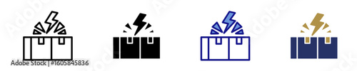 Supply Shock  Icon Set Multiple Style Collection
