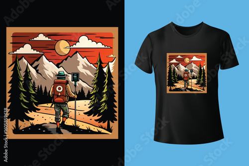 Tshirt Design For Traveling Time