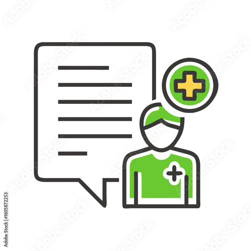 Vector of Ai Assistant Showcasing Medical Communication Tools for Effective Healthcare Support