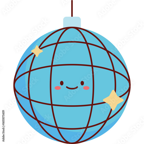 Flat Disco Ball Icon Design