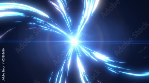 Electric Spiral Light Burst Pack – Optical Flare & Clean Version(2 Clips)