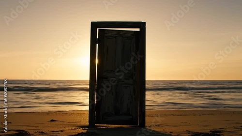 door to the sea