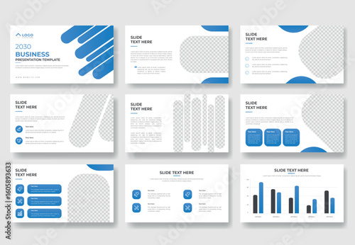 Education and online course powerpoint slide presentation template