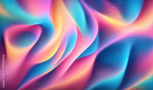 colorful abstract fluid sha...