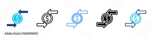 Free Download Transaction icon sheet multiple style collection - GFXLoad