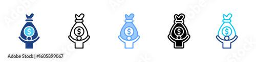 Liability icon sheet multiple style collection