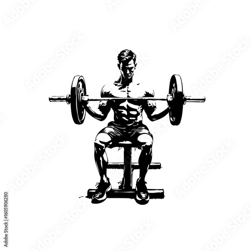 Intense weightlifting workout demonstrating extreme dedication to fitness with power bench press exercise and disciplined training regimen