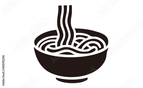 シンプルな麺類のイラスト
Simple noodles illustration