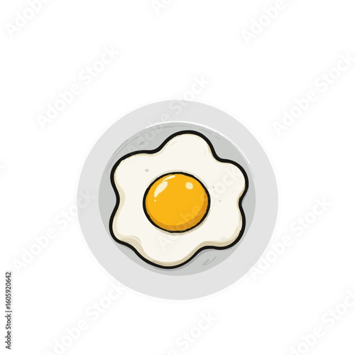 fried eggs on a plate