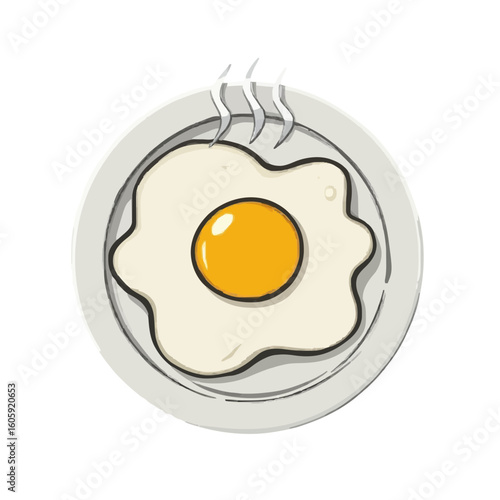 fried eggs on a plate