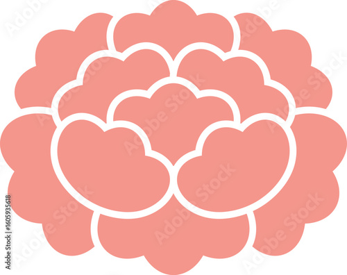 Traditional Korean peony motif representing wealth, beauty, and honor. Often used for Chuseok, Lunar New Year, and elegant festive designs.