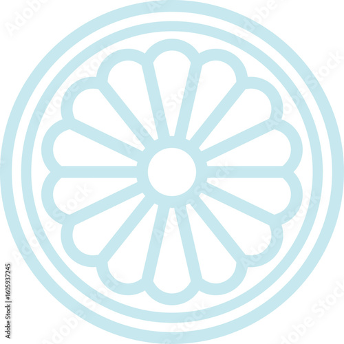 A traditional Korean circular floral pattern inspired by lattice and architectural designs. Perfect for Chuseok, Lunar New Year, and seasonal festive decorations.