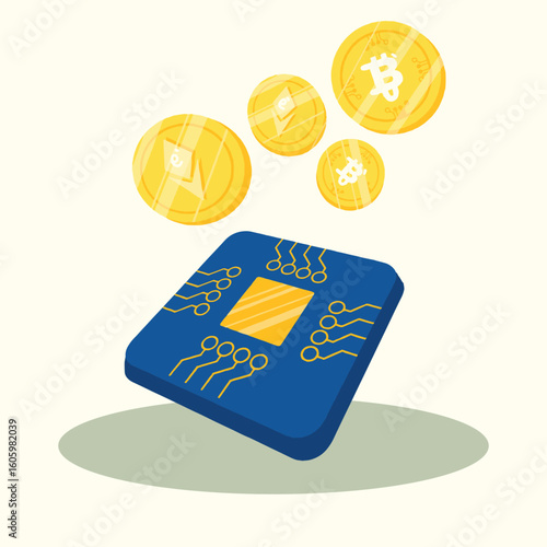 Modern Cryptocurrency Mining Hardware in Data Center