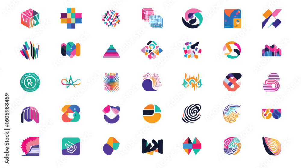 Fototapeta premium Web business travel flat design vector illustration set with internet art and computer elements for social media