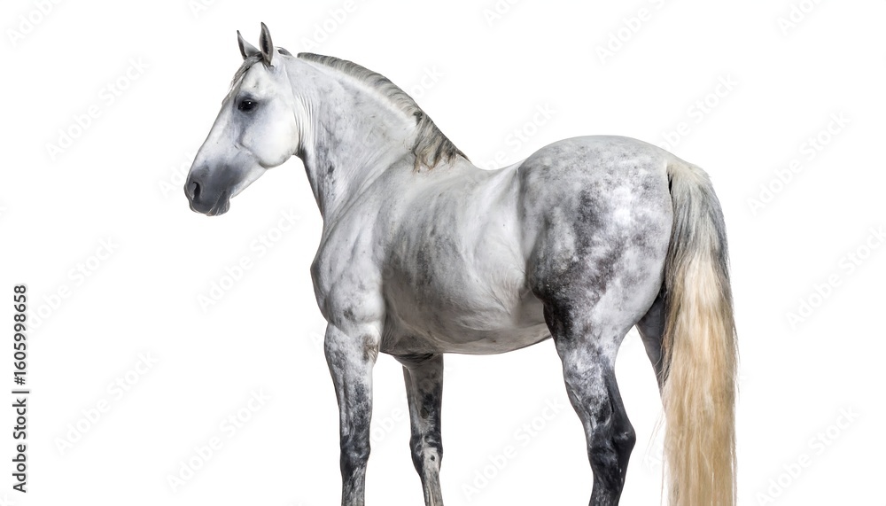 Fototapeta premium Grey horse profile