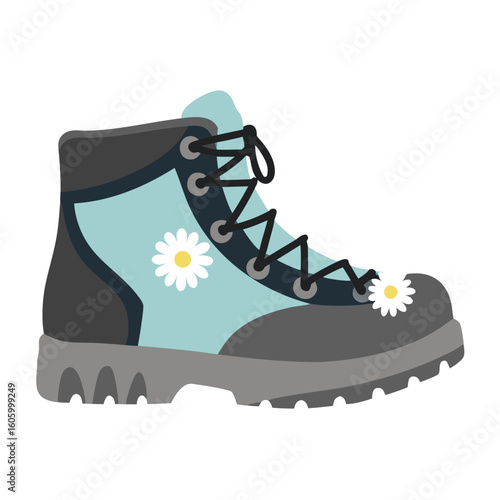 Pas √† pas vers l'aventure : Illustration Chaussure de randonn√©e