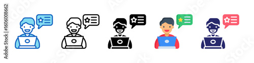 Blogger Multiple Style Icon Set Collection.  