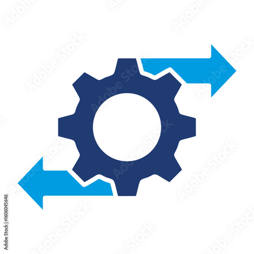 Divergence Icon Blue Version