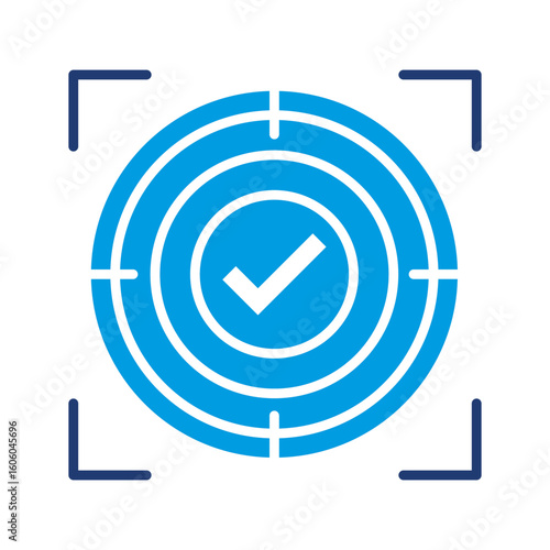Accuracy Icon Blue Version