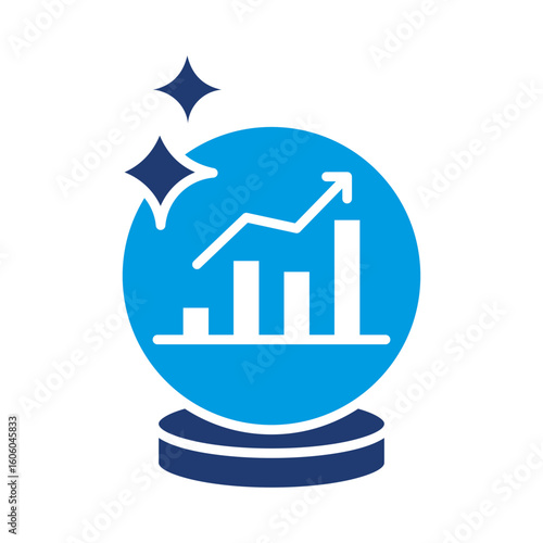 Prediction Icon Blue Version