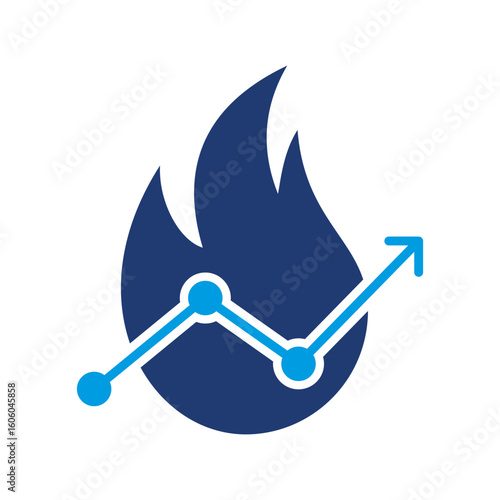 Trend Icon Blue Version