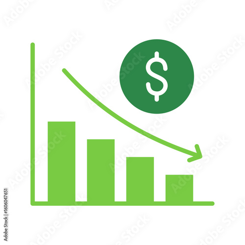 Downturn Icon Green Version