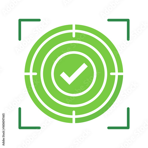 Accuracy Icon Green Version