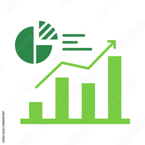 Statistics Icon Green Version