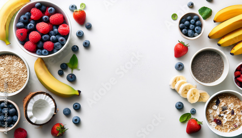 Vibrant Smoothie Bowl Scenes for Healthy Food Promotion