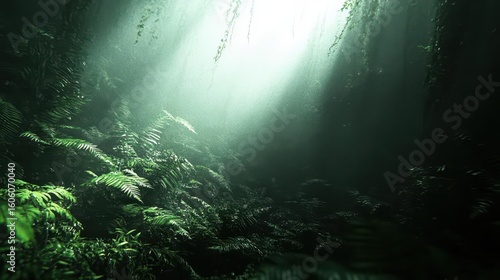 Wallpaper Mural Sunlit Forest Path Torontodigital.ca