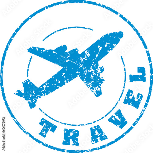 Travel Stamp Seal Typography Vector design