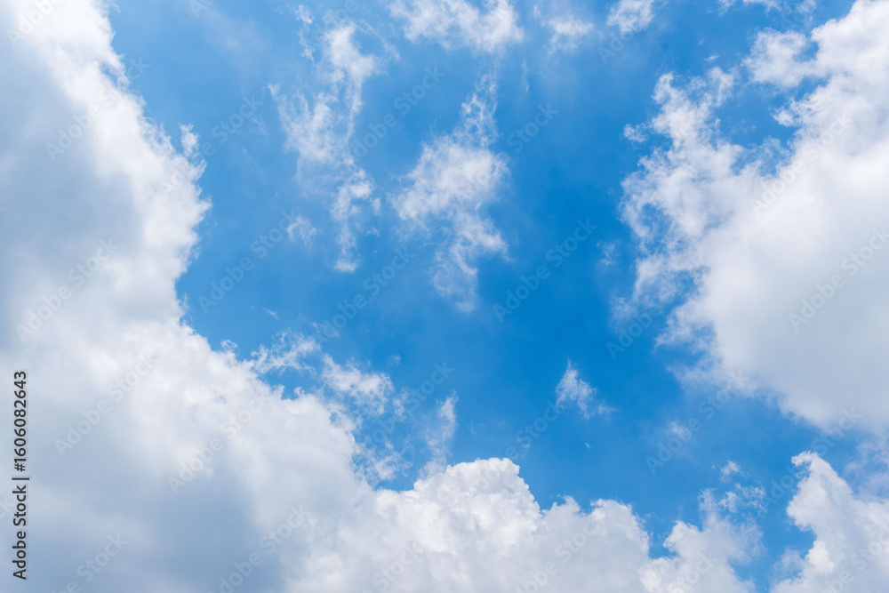 Obraz premium 夏の空 夏山から見る青空と雲61
