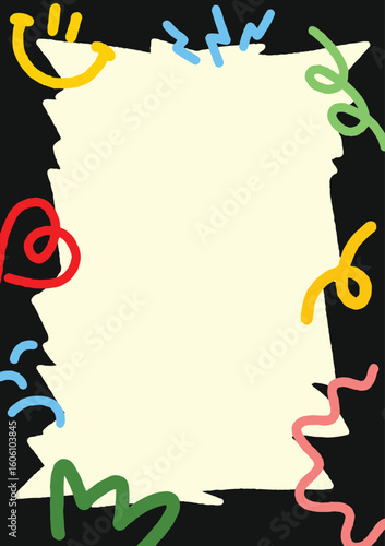 Joyful Celebration Frame for Announcements and Messages