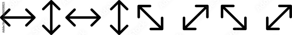 Arrow icons set. Arrow collection. Simple arrow big set. Vector illustration Arrow icons set. Arrow collection. Simple arrow big set. Vector illustration