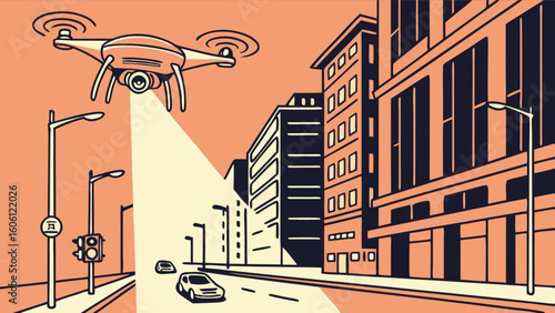 Drone photography and videography services in urban areas aerial drone footage of cityscapes and buildings