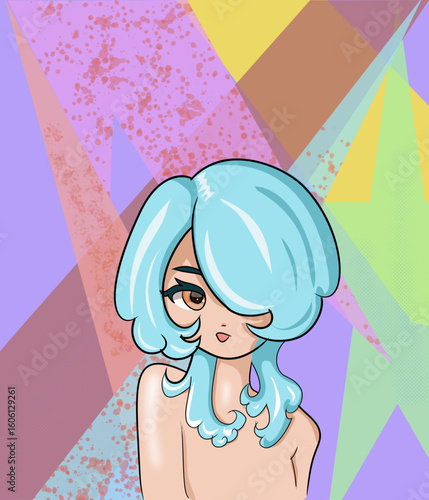 Background images, cartoon images, cute images, beautiful colors, suitable for graphic design, various printing works.