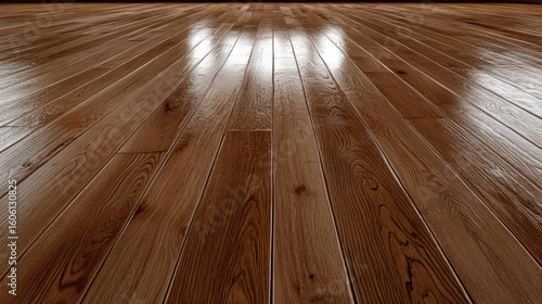 Shiny Hardwood Floor Texture