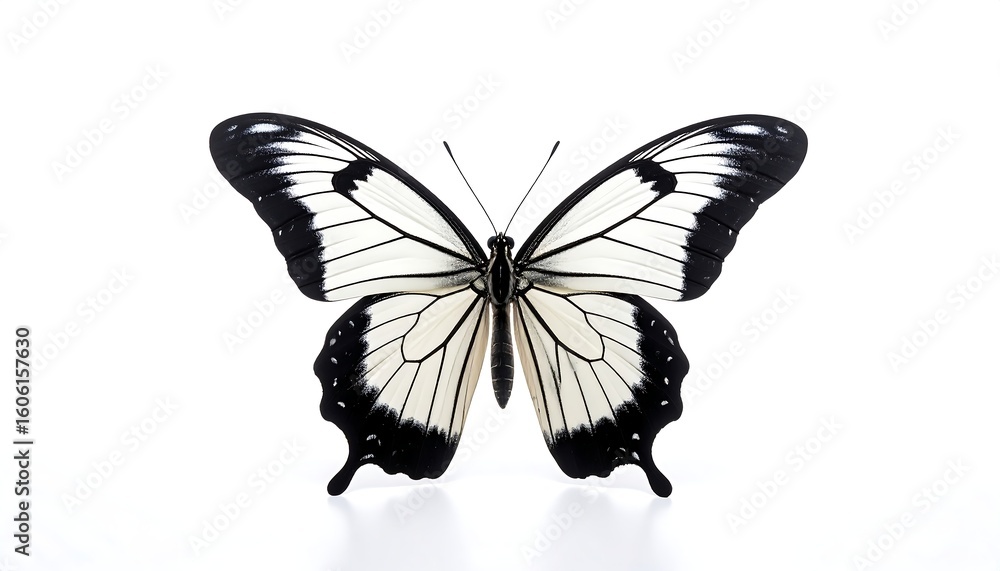 Fototapeta premium A symmetrical butterfly, wings spread