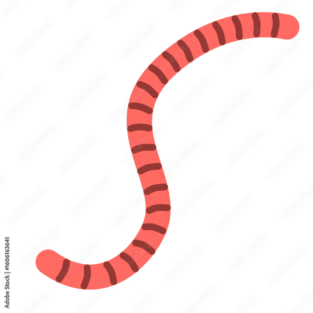 Naklejka premium Roundworms