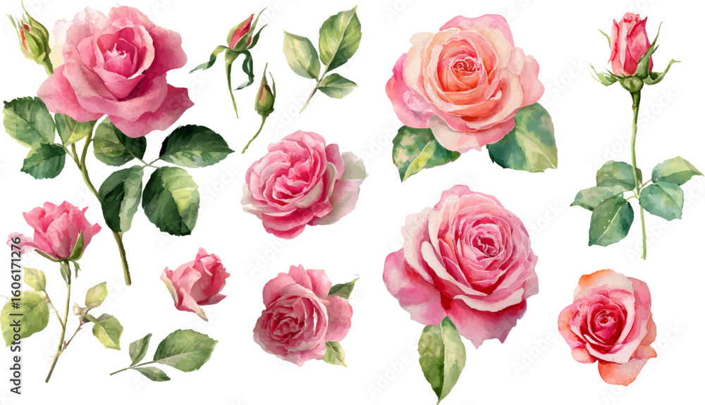 Fototapeta premium seamless pattern with roses