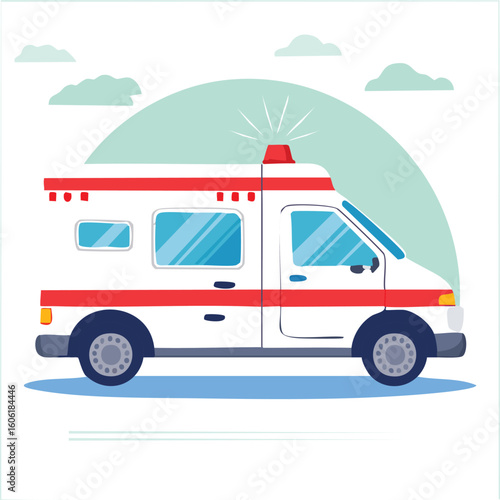 ambulance vector illustration