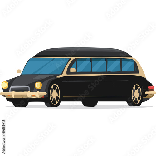 limousine vector illustration