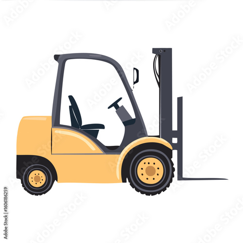 forklift vector illustration
