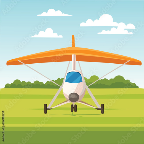 glider vector illustration
