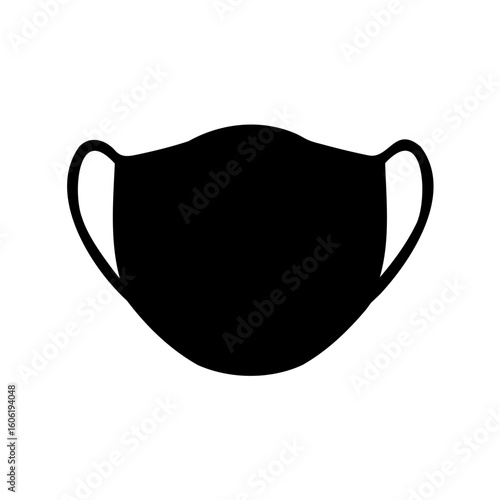 medical mask icon, face mask, surgical protective mask vector